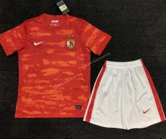 2021-2022 Guangzhou Evergrande Home Red Soccer Uniform-GS