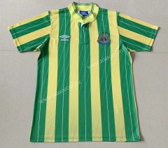 1998 Retro Version Newcastle United Away Yellow&Green Thailand Soccer Jersey AAA-AY