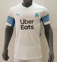 (S-4XL)2021-2022 Olympique de Marseille Home White Thailand Soccer Jersey AAA-416