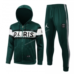 2021-2022 Paris SG Green Soccer Jacket Uniform-815