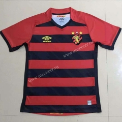 2021-2022 Sport Recife Home Red&Black stripe Thailand Soccer Jersey AAA-908
