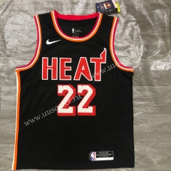 2018 Retro Night NBA Miami Heat Black （Butler）#22 Jersey-311