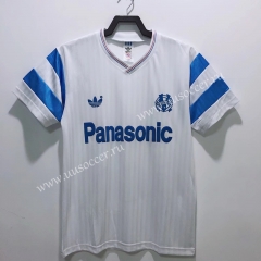 1990 Retro Version Olympique de Marseille Home White Thailand Soccer Jersey AAA-811