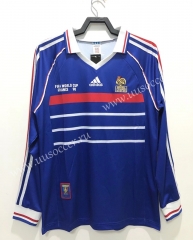 1998 France Home Blue Thailand Soccer Jersey AAA-811