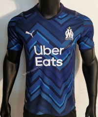 2021-2022 Olympique de Marseille Royal Blue Thailand Soccer Jersey AAA-407