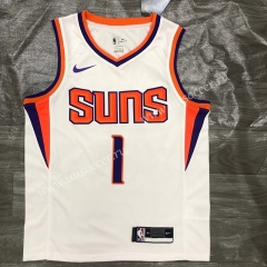 NBA Phoenix Suns White #1（Booker） Jersey-311
