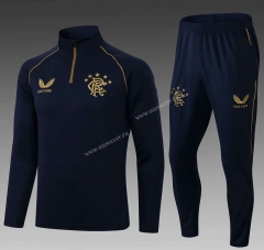 2021-2022 Rangers Royal Blue  Soccer Tracksuit Uniform-411