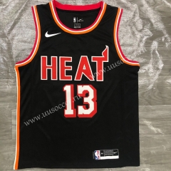 2018 Retro Night NBA Miami Heat Black （BAYO）#13 Jersey-311