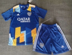 2021-2022 BOCA Juniors 2rd Away Blue Soccer Uniform-718