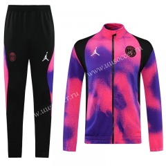 Special edition 2021-22 Paris SG Pink Soccer Jacket Uniform-LH