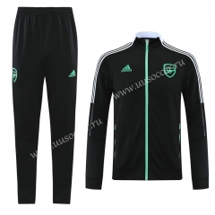 2021-2022 Arsenal Black Thailand Soccer Jacket Uniform- LH