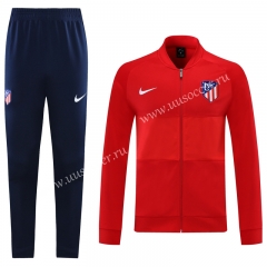 Player version 2021-2022 Atletico Madrid Red Thailand Soccer Jacket Uniform-LH