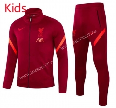 2021-2022 Liverpool Red Kids/Youth Soccer Jacket Uniform-GDP