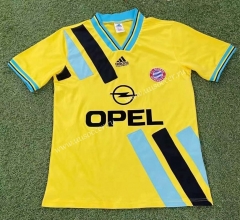 93-95  Bayern München Away Yellow Thailand Soccer Jersey AAA-503