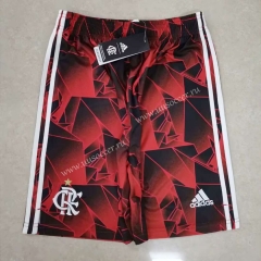 2021-2022 CR Flamengo Away Red&Black Thailand Soccer Shorts