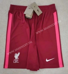 2021-2022 Liverpool Home Red Thailand Soccer Shorts