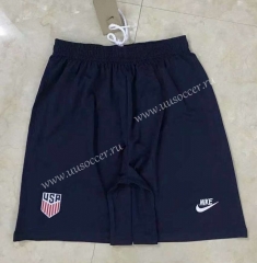 2021-2022 United States Home Royal Blue Thailand Soccer Shorts