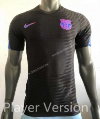 Player Version 2021-2022 Barcelona Black Thailand Soccer Jersey AAA