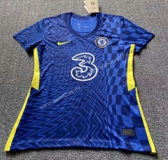 2021-2022 Chelsea Home Blue Thailand Women Soccer Jersey AAA-2027