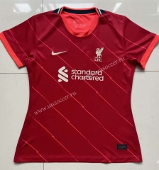 2021-2022 Liverpool Home Red Women Thailand Soccer Jersey AAA-2027