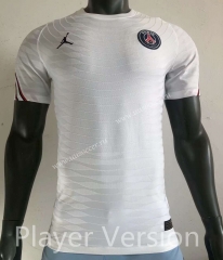 Player Version 2021-2022 Jordan PSG White Thailand Training Soccer Jersey AAA