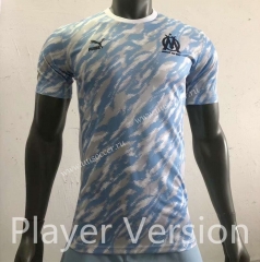 Player Version 2021-2022 Olympique de Marseille Blue&White Thailand Training Jersey