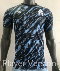 Player Version 2021-2022 Olympique de Marseille Black Thailand Training Jersey