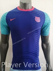 Player Version 2021-2022 Barcelona Color Blue Thailand Soccer Jersey AAA