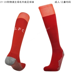 2021-2022 Liverpool Home  Red Thailand Soccer Socks