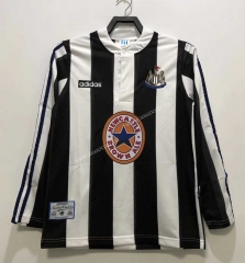 95-97 Retro Version Newcastle United Home Black&White Thailand LS Soccer Jeesey AAA-811