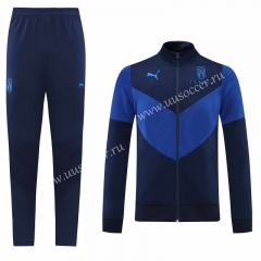 classic Version 2021-2022 Italy  Royal Blue Thailand Soccer Jacket Uniform-LH