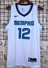 NBA Memphis Grizzlies White #12 Jersey-609