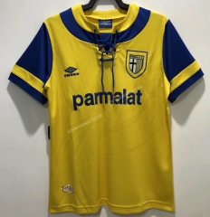 93-95 Parma Yellow Thailand Soccer Jersey AAA-811