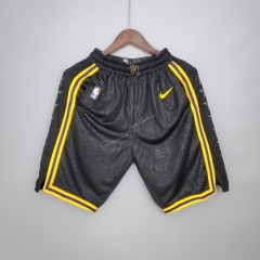 Los Angeles Lakers Serpentine Black NBA Shorts-CS