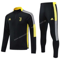 2021-2022 Juventus  Black Thailand Tracksuit Uniform-CS