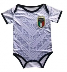 2021-2022 Italy Away White Baby Soccer Uniform