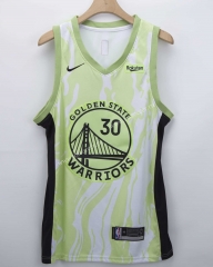 Fashion Edition NBA Golden State Warriors Green  #30 Jersey