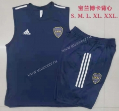 2021-2022 Boca Juniors Royal Blue Thailand Soccer Vest Suit-815