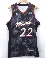 Jordan NBA Miami Heat Gray #22 Jersey