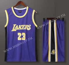 Lakers NBA Purple #23 Jersey-613