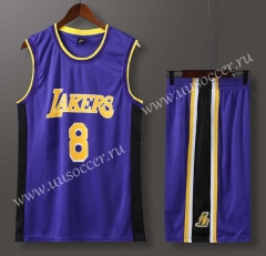 Lakers NBA Purple #8 Jersey-613