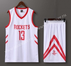 Houston Rockets NBA White  #13 Jersey-613
