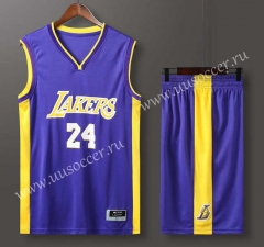 Lakers NBA Purple #24 Jersey-613