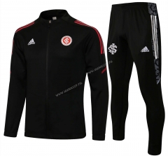 2021-2022 Brazil SC Internacional Black Thailand Soccer Jacket Uniform -815