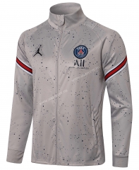 2021-2022 Paris SG  Light Gray Soccer Jacket -815