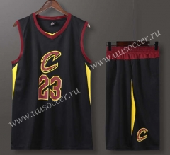 Mitchell Ness Version Cleveland Cavaliers Black #23 Jersey-613