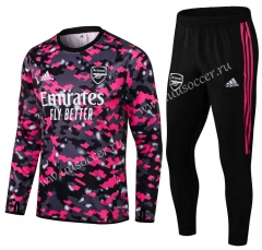 2021-2022 Arsenal Gray&Pink  Thailand Tracksuit Uniform-411