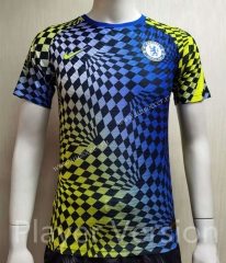 Player Version 2021-2022 Chelsea Blue&Yellow Thailand Training Soccer-807
