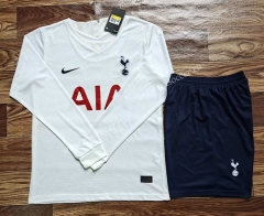 2021-2022 Tottenham Hotspur Home White  LS Thailand Soccer Uniform-709