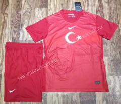 2021-2022 Turkey Home Red Soccer Uniform-709